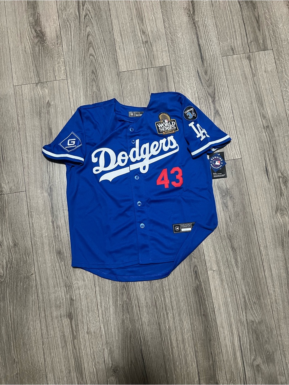 YOUTH ANTHONY BANDA LOS ANGELES DODGERS JERSEY L